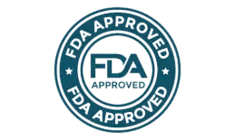 FDA Regulated badge - Lymph Savior manufactured in FDA compliant facility